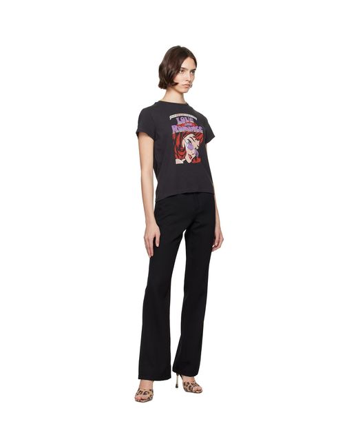 Re/done Black Riding Trouser Jeans