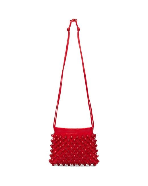 Bottega Veneta Red Beaded Small Dustbag