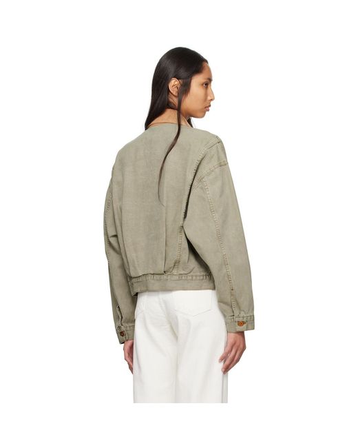 SLVRLAKE Denim Multicolor Camden Garage Jacket