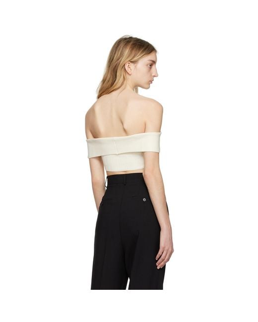 Anna Quan Black Off- Tessa Tank Top