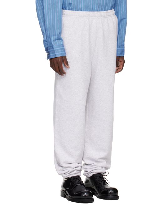 メンズ Acne グレー コットン スウェットパンツ White