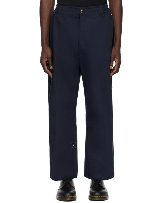 Pantalon bleu marine à quatre poches Pop Trading Co. pour homme en coloris Blue