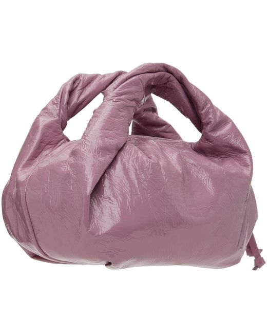 Dries Van Noten Purple Twisted Bag