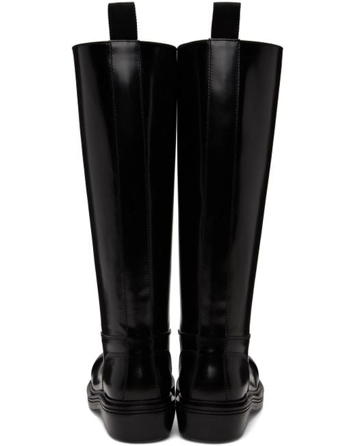 Bottega Veneta Black Fireman Boots