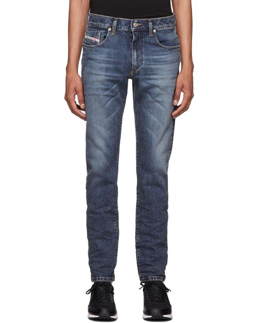 Diesel デニム ブルー D Strukt ウォッシュ ジーンズ カラー ブルー メンズ Lyst