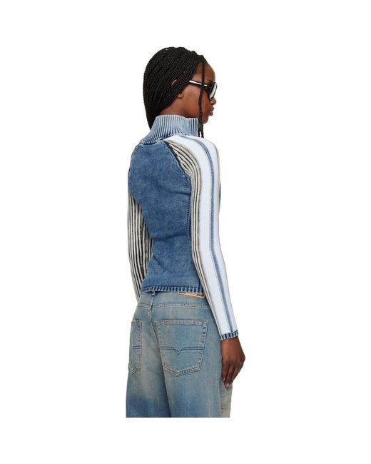 DIESEL Blue M-Estrella Cardigan