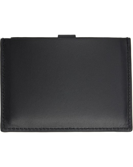 Paul Smith Black Logo Stamp Card Holder for men