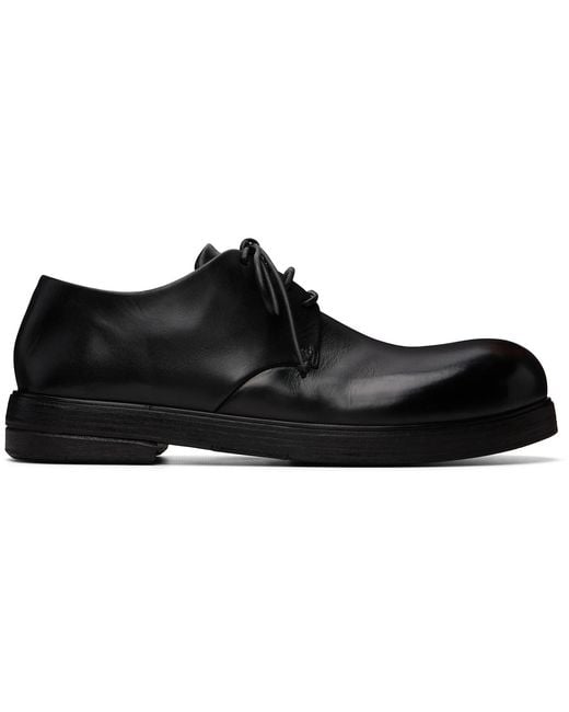 Marsèll Black Zucca Zeppa Derbys for men