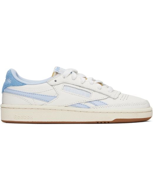 Reebok オフホワイト＆ブルー Club C Revenge Vintage スニーカー Black