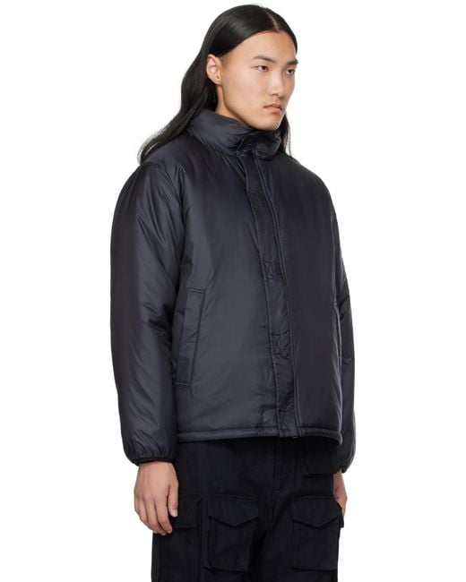 Beams Plus Black Mil Puff Ver.2 Ripstop Jacket for men