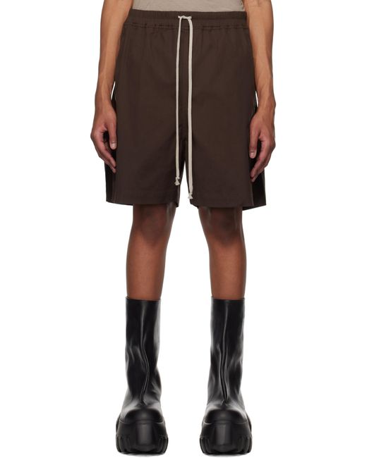 Short Boxeur Brun Rick Owens pour homme en coloris Black