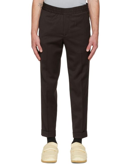 Filippa K Synthetic Terry Cropped Trousers in Black for Men | Lyst