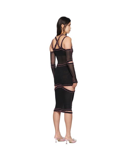 Nφdress Black Ssense Exclusive & Nylon Midi Dress