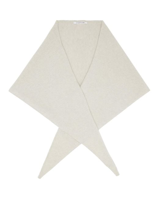 LE17SEPTEMBRE White Cashmere Blend Muffler Scarf