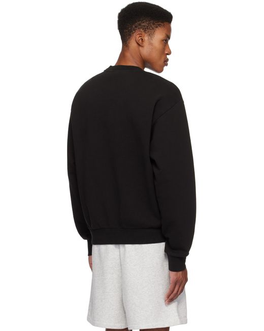 メンズ Skims ブラック Terry クラシック クルーネック スウェットシャツ Black