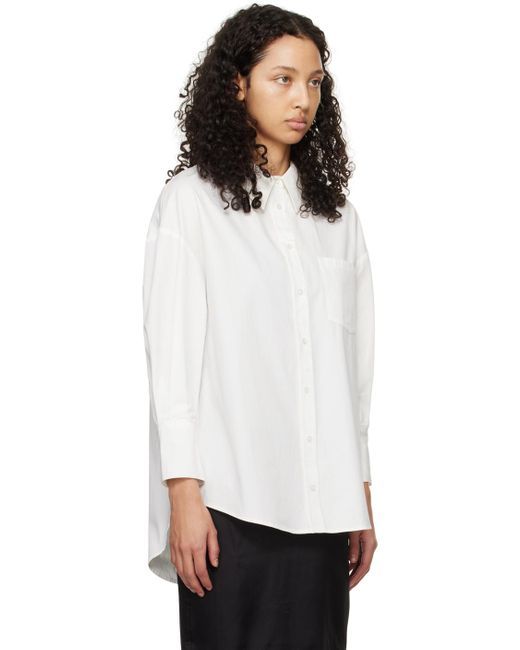Anine Bing Mika Shirt in White