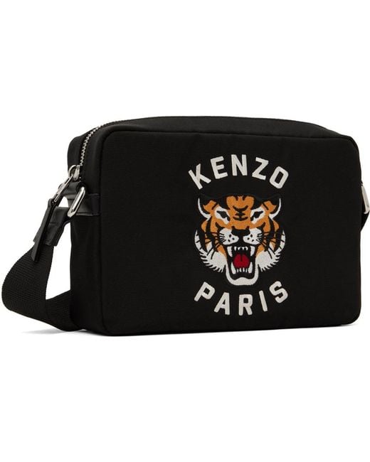 KENZO Paris Varsity' Crossbody Bag in Black for Men | Lyst