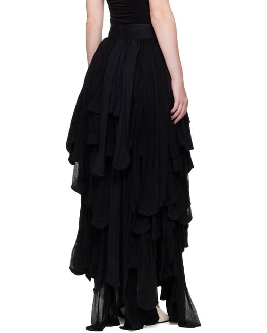 ALAINPAUL Black Tights Maxi Skirt
