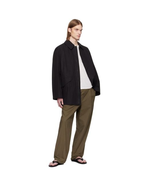 The Row Black Noe Jacket for men