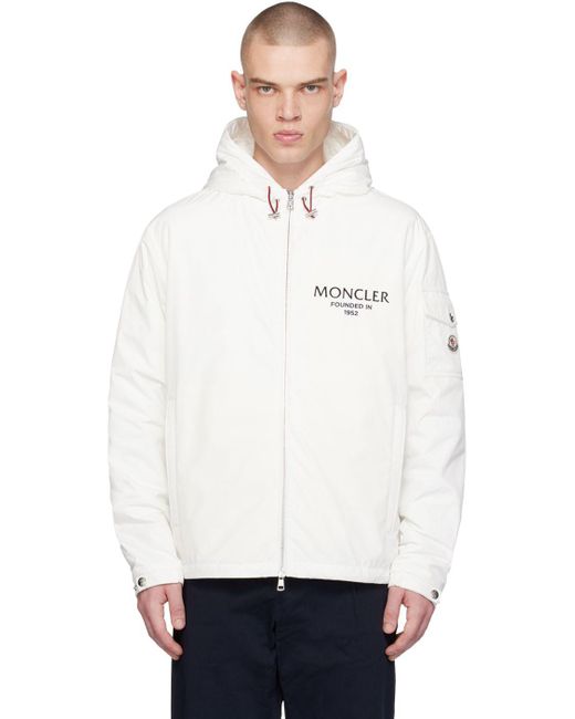 Moncler White Granero Down Jacket for Men Lyst