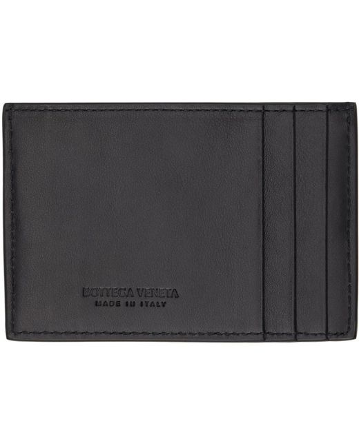 Bottega Veneta Black Cassette Card Holder for men