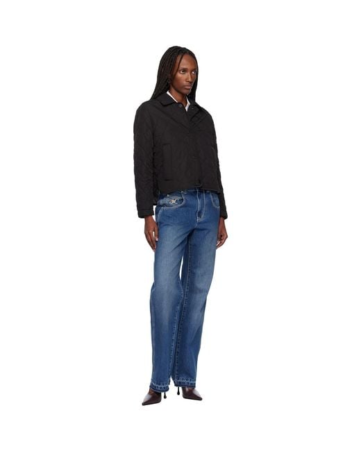 Weekend by Maxmara Black Quilted Jacket