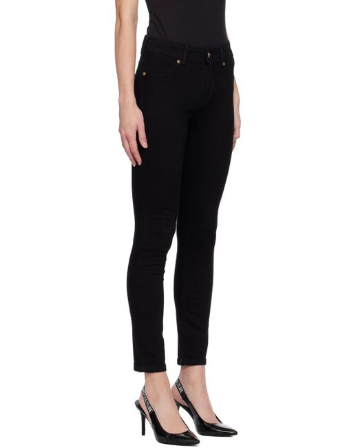 Versace Black V-emblem Jeans