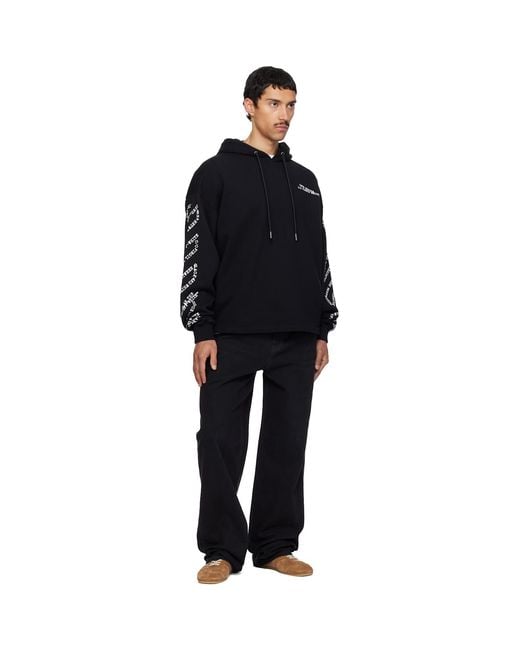 Off-White c/o Virgil Abloh Black Type Machine Arrow Hoodie for men