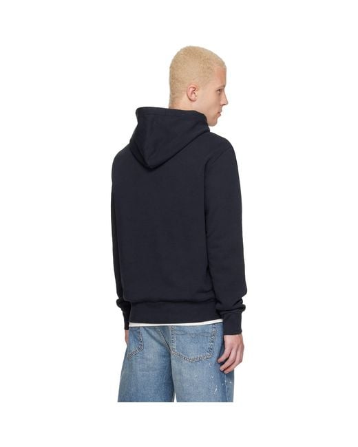 Polo Ralph Lauren Blue Embroidered Logo Hoodie for men