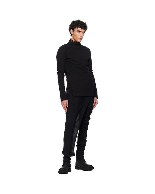 Julius Black Dimensional Skirt for men