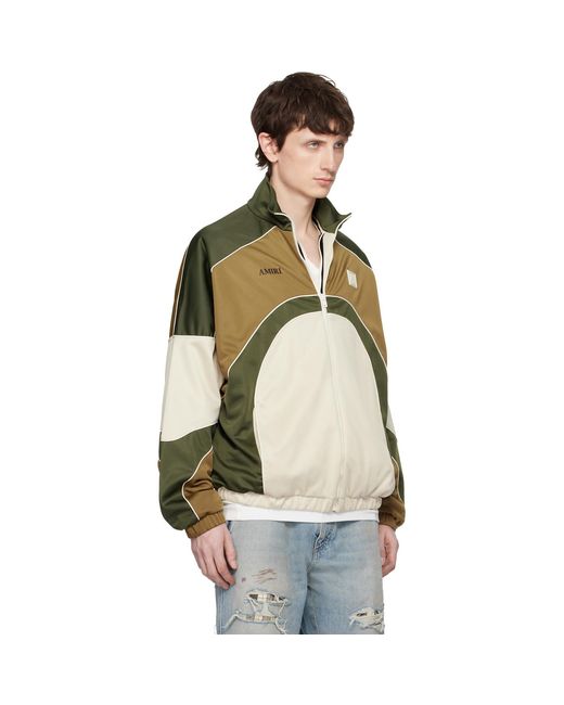 Amiri Natural Oversized Panel Track Jacket for men