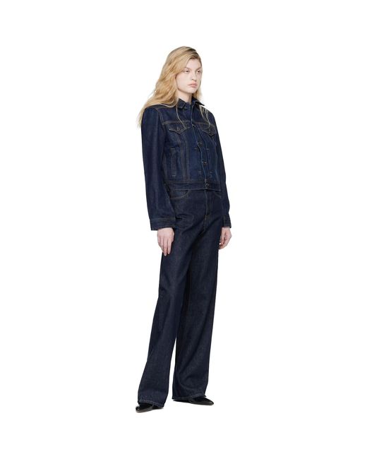 Khaite Blue Augustine Denim Jacket
