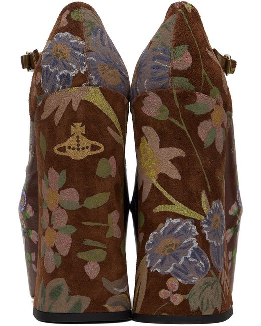 Chaussures charles ix à talon bottier arctic brunes Vivienne Westwood en coloris Brown