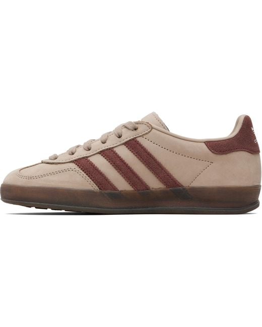 Adidas Originals Black Taupe Gazelle Indoor Sneakers