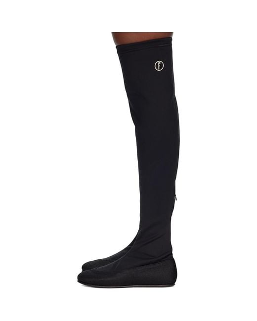Kiko Kostadinov Black Proxima Ballerina Tall Boots