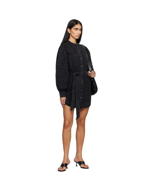 Isabel Marant Black Moe Minidress