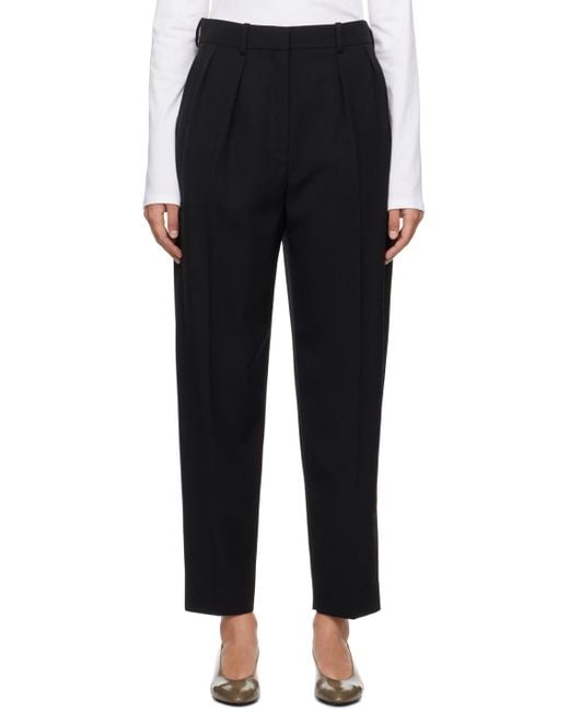 The Row Black Corby Trousers