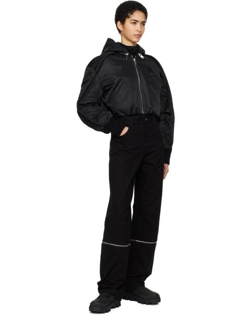 Moncler Genius Black Moncler X Willow Smith Canvas Trousers