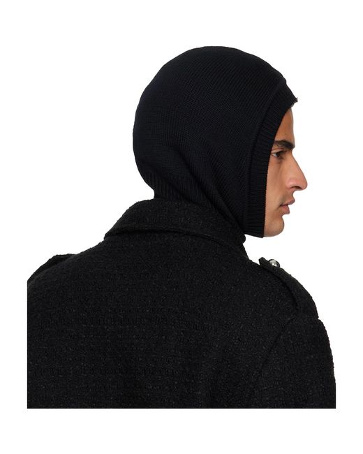 Ernest W. Baker Black Wool Balaclava for men