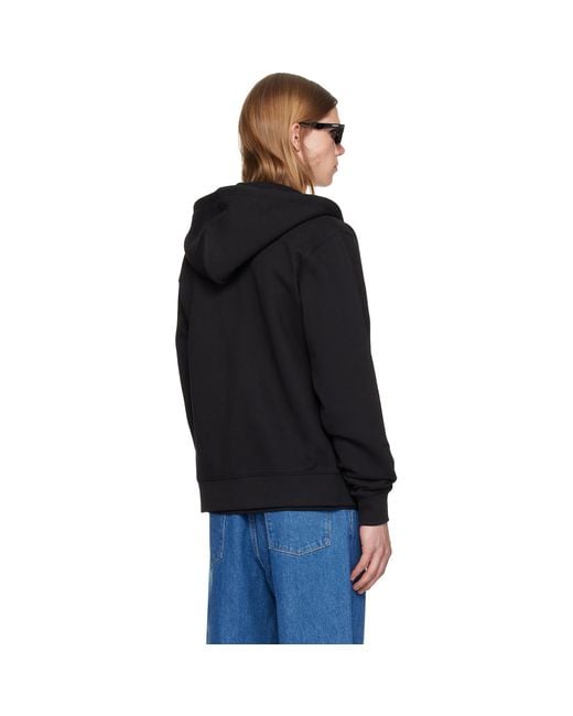 Burberry Black Ekd Hoodie for men
