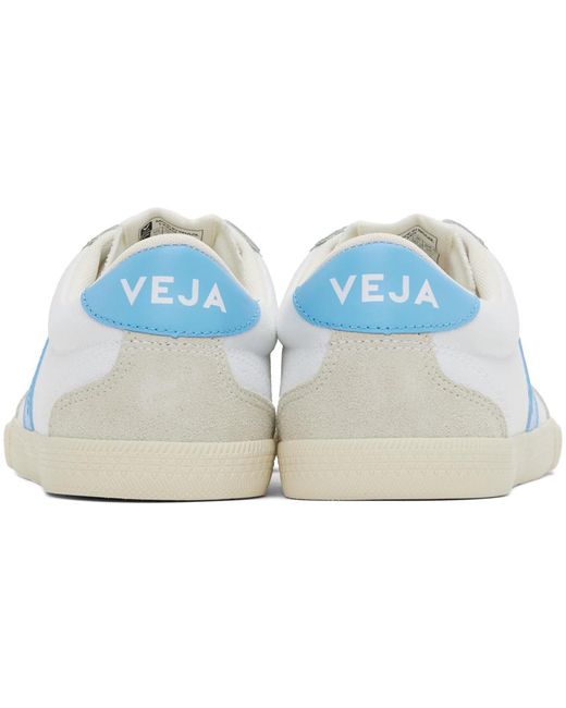 Veja Black Volley Canvas Sneakers for men