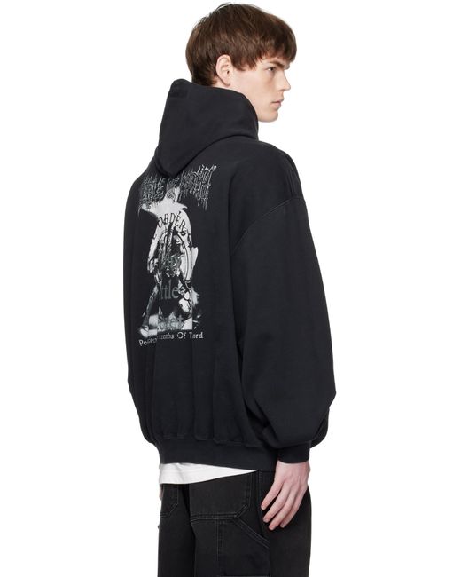 Pull À Capuche Surdimensionné 'Filthy Secret' Noir Vetements pour homme en coloris Blue