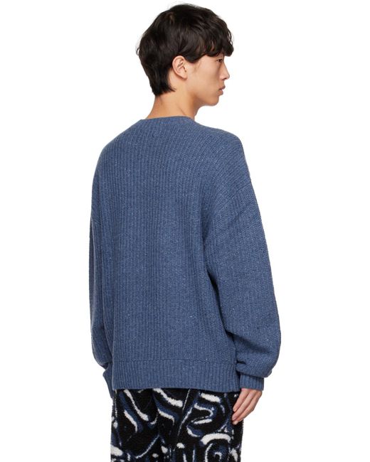 Saturdays NYC Blue Atkins Sweater for men