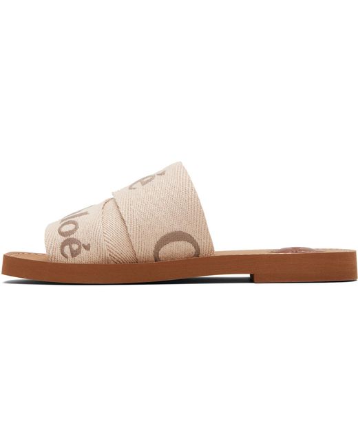 Chloé Black Woody Sandals