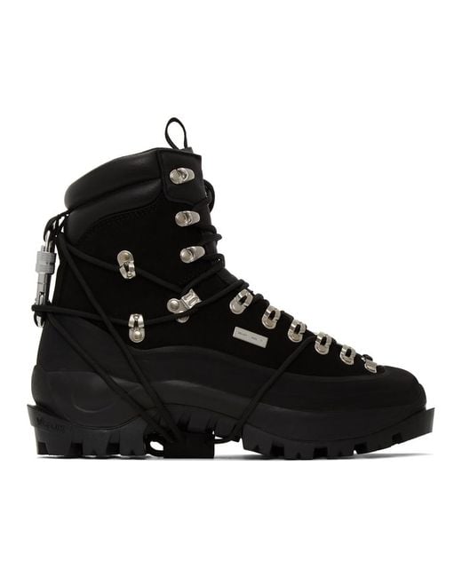 HELIOT EMIL Black Hiking Boots for men