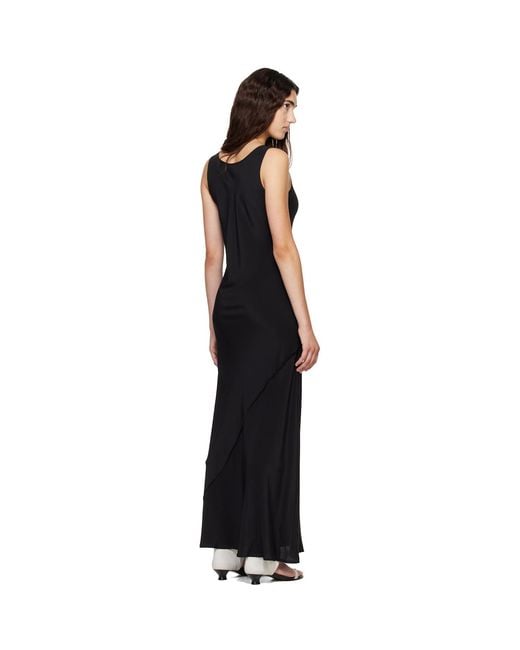 Baserange Black Lava Maxi Dress