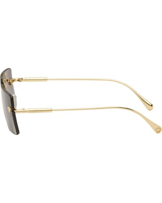 Versace Black Rimless Sunglasses for men