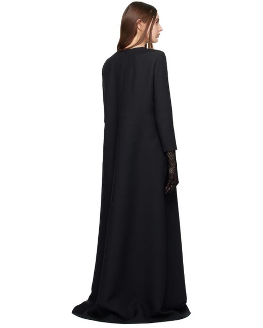 The Row Black Stefos Maxi Dress