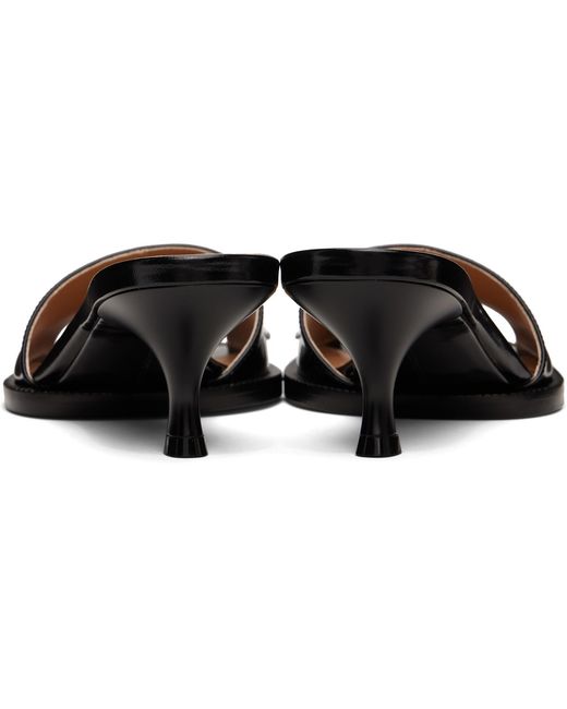 Maison Margiela Black Tabi City Heeled Sandals
