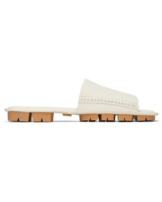 Sandales Blanc Cassé À Semelle Shore Bottega Veneta pour homme en coloris Black